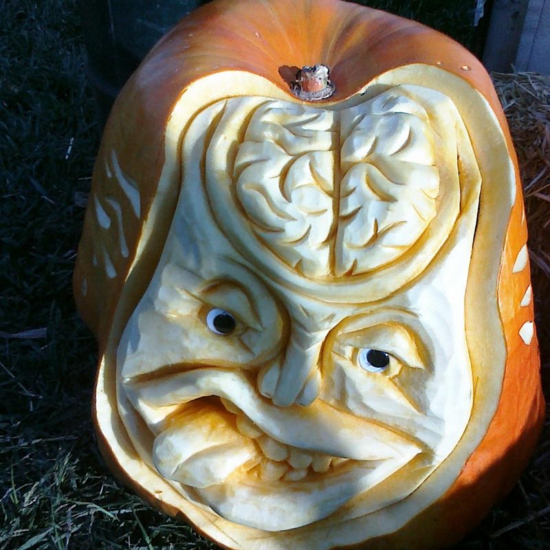 Giant Pumpkin Face