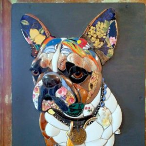 Mosaic Dog Art Class